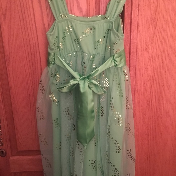 Amy Byer Green Sparkle Dress - Picture 2 of 3
